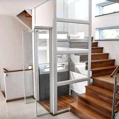 China Modern Indoor Villa Lift 300kg Hydraulic Home Lift for sale