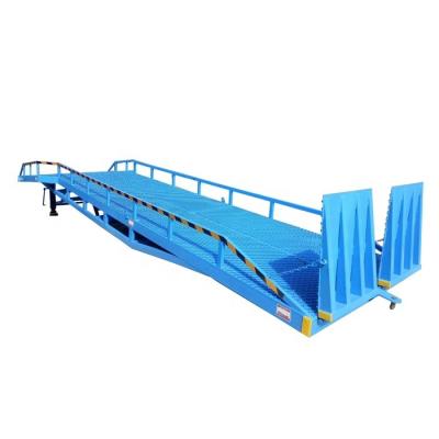 China Easy Operation Safety Convenience 10T Container Loading Ramps Hydraulic Movable Dock Leveler for sale