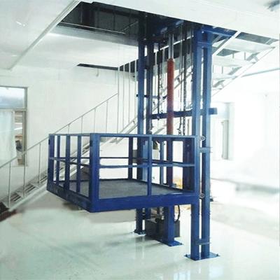 China Convenience 100-1000kg mini stationary easy scissor lift hydraulic cargo lift price for sale