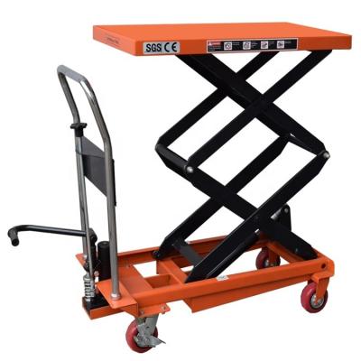 China Hotels 100kg To 1000kg 4m Height Automatic Electric Manual Scissor Air Lift Table for sale