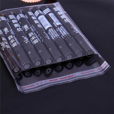 China RM Plastic Garment Packaging Cellophane Bag Recyclable Custom Clear Flat Self Adhesive Printing Poly Seal for sale