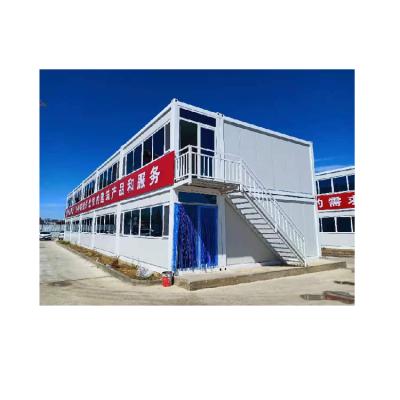 China Modern Sandwich Panels Fabricated Prefab House Low Prefab House Container With Containeer House for sale