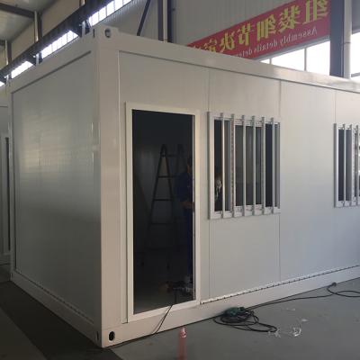 China Modern Steel Frame Building Prefab Home Expandable Shipping Container 20ft Office Perfab Prefab House for sale