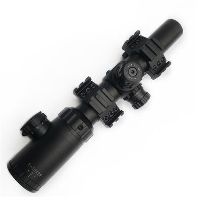 Cina portata di Mil Dot Scope Tactical Long Range del piano focale 1-10x24 primo con l'ombreggiatura del cilindro in vendita