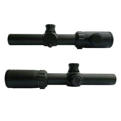 China 1-10x24 SFP Riflescope, das Brennebene des Bereich-zweite mit mit einer Kappe bedeckten Reglern jagt zu verkaufen