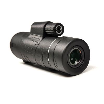 China hochauflösendes Monocular Teleskop 12x55 und schneller Smartphone-Halter zu verkaufen