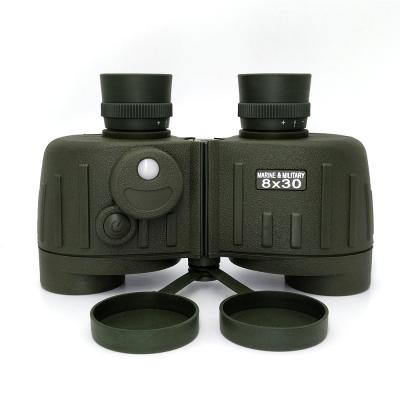 China Lente de la prisma FMC del compás BAK4 de 8×30 Marine Military Binoculars With Rangefinder en venta