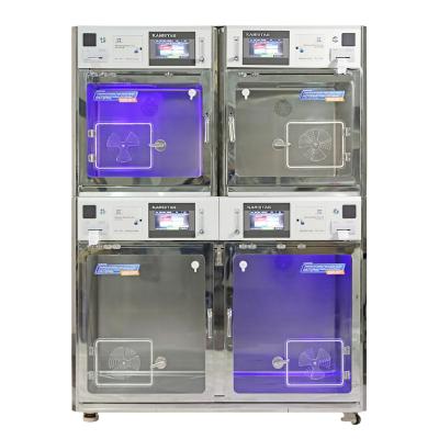 China EUR VET Dog ICU Incubator Vet 4 Units Oxygen Cages Intensive Care Chamber For Pet Clinic And Hospital VTS-1901 for sale