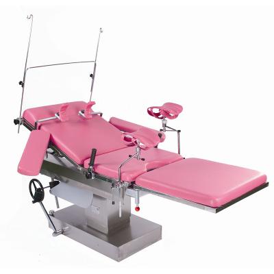 China Obstetrics Medical Gynecology Operation Table Childbirth Obstetric Delivery Bed Obstetrics Labor Manual for sale