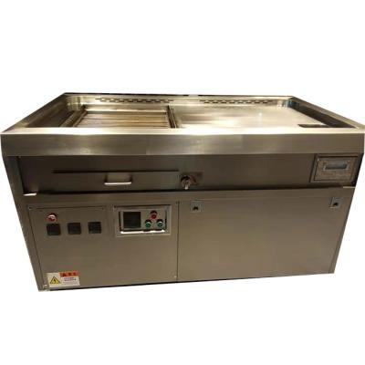 China Easily Assembled Teppanyaki Griddle Half Griddle Half Mobile for sale