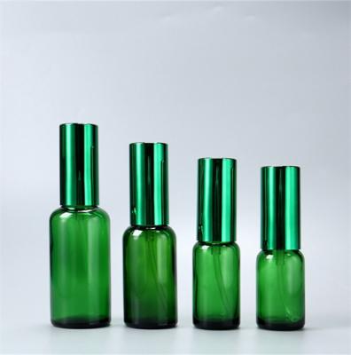 China Cylinder Design OEM Cosmetic Essential Oil Glass Dropper Bottle 18/410 5ml-100ml for sale