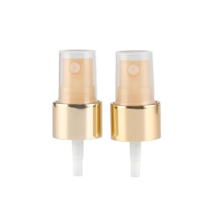 China Non puddle shinny gold silver aluminum mist sprayer 24/410 factory price wholesale aluminum perfume sprayer for sale