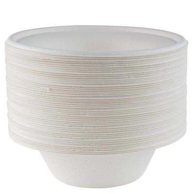 China Sugar Cane Green Easy Microwavable Eco Friendly Custom Disposable Bagasse Food Packing Size Biodegradable Bowl for sale