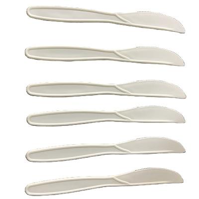 China Disposable Plastic Cutlery Fork Spoon Knife Biodegradable Cornstarch Forks Disposable Cutlery Set for sale