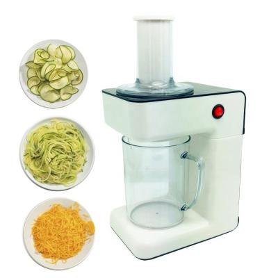 China Viable Vegetable Processor 3 Blade Spiral Shredder Slicer Electric Vegetable Spiralizer 3-in-1 for sale