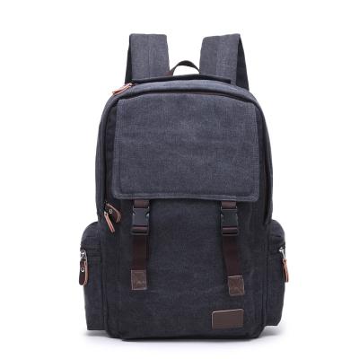 China Wholesale Custom Anti-theft PORTABLE Logo Canvas Large Capacity Multicolor Durable Men Backpack For Business And Travel for sale