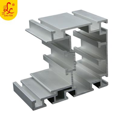 China Robot Barrier Section Custom Various Style T-slot Aluminum Extrusion Profile With Anodize Surface for sale