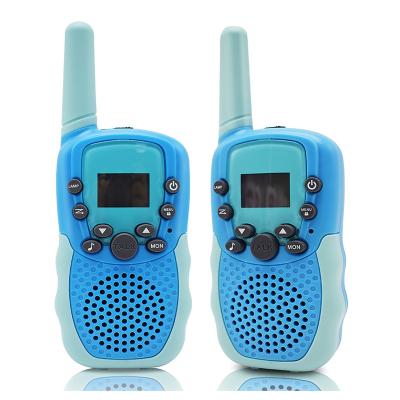 China Custom Long Distance Communication Travel Walkie Talkie Walkie Talkies For Kids Toys 22 Channels 2 Way Radio Toy 3 Kilometers Long Range With Backlit LCD Flashlight liquids for sale