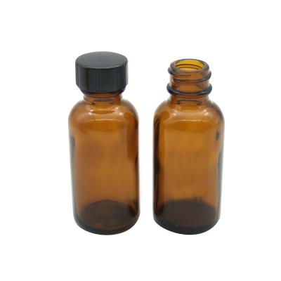 China High Transparency 1oz Amber Glass Pharmaceutical Dropper Bottles 1oz Brown Serum Bottles 30ml Essential Oil Glass Bottles Tamper Visible Cap for sale