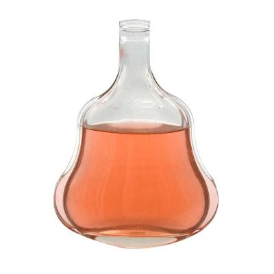 China Who respects the environment. Wholesale Empty Glass Wine Liquor Bottle HAODEXIN 1500ml Stored Glass Bottles For Wine Martel VSOP for sale