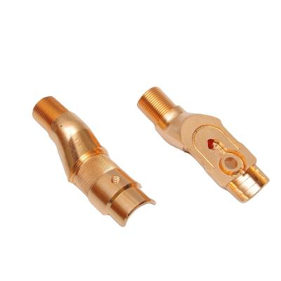 China Professional T2/Red Copper Water Cable Accessories Series 400 Threaded Common Straight Accessories Double Square Head for sale