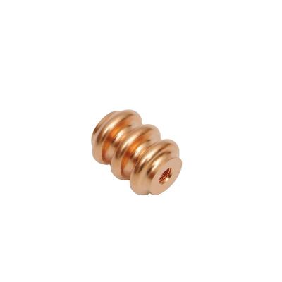 China Custom High Quality Bare Copper T2/Red Copper Ring Network Cabinet Electric Conductor Wire Accessories for sale