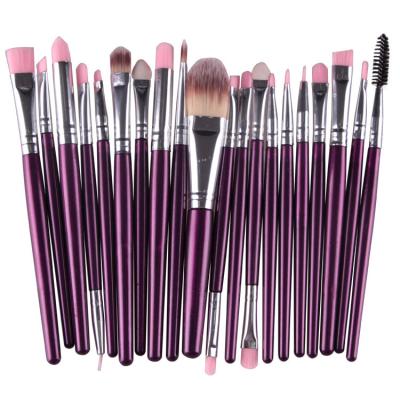 China New Arrival Premium Pro Makeup Eyeliner Lip Foundation Powder Set Synthetic Fiber Cosmetic Brushes for sale