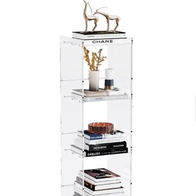 China Exquisite Exploding Living Room Office Storage Cabinet Display Modern Narrow Bookcase Bookcase Modern Bathroom for sale