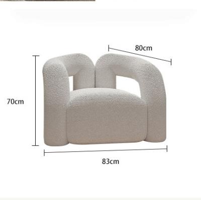 China Nordic Designer Modular Living Room Creative Sofa Personality Lounge Arm Chair Simple for sale