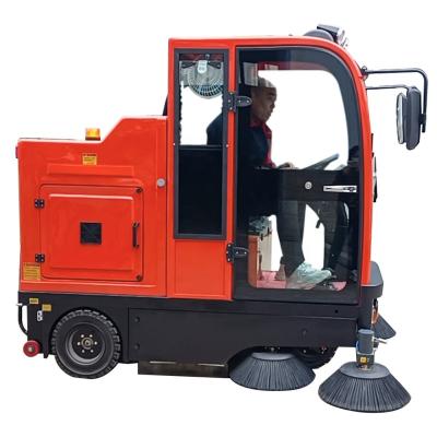 China Factory Working Time 8 Hours Electric Battery Ride On Road Sweeper Floor Sweeper for sale