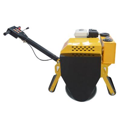 China Building Material Shops Walk Behind Single Drum Hand Mini Vibratory Road Roller Compactor Machine Top Quality for sale