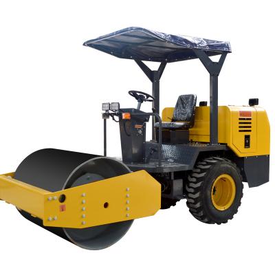 China Trusses Vibration Machine Double Cricket Pitch Roller Drum Roller Ride On Road Roller for sale