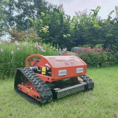 China Building Material Shops Remote Control Lawn Mower Grass Cutter Gasoline Lawn Mower Good Price for sale