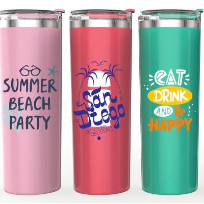 China Hot Sales Sustainable Eco Friendly 20 Oz Sublimation Blanks Customized Logo Double Wall Stainless Steel Insulated Straight Rockers for sale