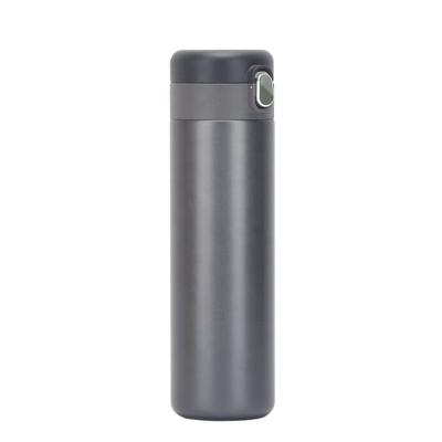 China Viable Custom Logo / Color Insulated Stainless Steel Vacuum Flask Lightweight Travel Flip Top Drinking Bottle for sale