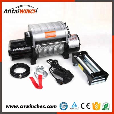 China AUTOMATIC 12v 12000lb 4x4 winch with waterproof aluminum control box for sale