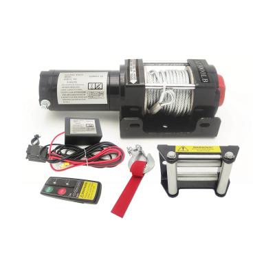 China ATV/UTV 12V 3000lb Electric ATV Winch With Cordless Remote for sale