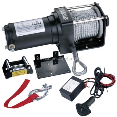 China ATV/UTV small ATVwinch 12v 2500LB for sale