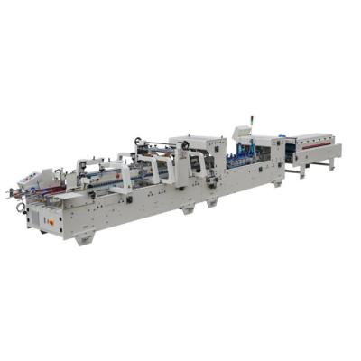 China GDHH-900 Automatic Beverage Pre-Folding And Folder Lock Carton Bottom Box Gluer Making Machine for sale