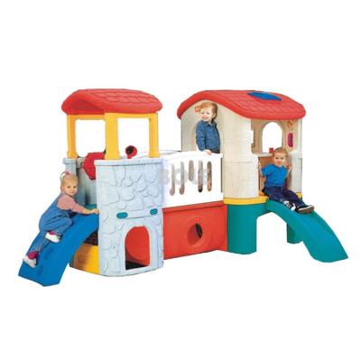 China plastic cheap playhouses for kids / cubby house with slide for sale