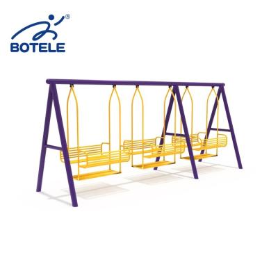 China Amusement Zone Hot Sale Galvanized Steel Swing Set For Playground for sale