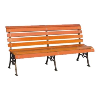 China New Design Solid Wood Outdoor Park Bench, Garden Bench With Wooden Seat for sale