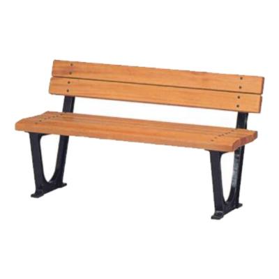 China Factory Price Solid Wood Outdoor Park Bench, Garden Bench With Wooden Seat for sale