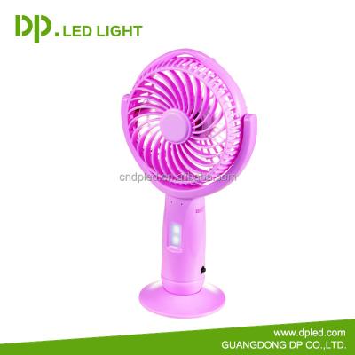 China Mini USB Plastic Rechargeable Portable DP Hand Fan With 200mah Battery for sale