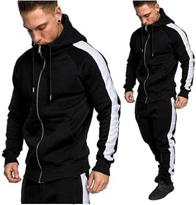 China Breathable Fitness Custom Sport Set Color Block Tracksuit Sets For Men Fashion Casual Sports Sweated T Shirts Running Shorts 2 PiecesSet Male for sale