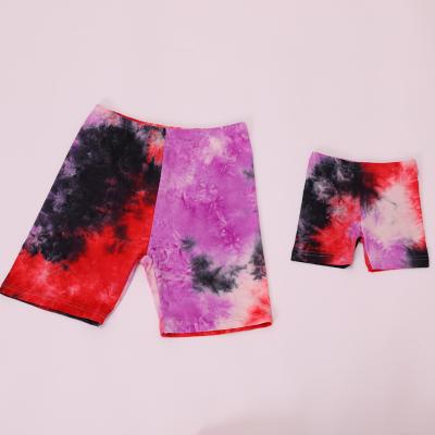 China Breathable 2021 Summer Clothes Ladies Running Shorts High Rise Shorts Women Girls Shorts Tie Dye Biker Shorts Plus Size Mommy And Me Outfit for sale