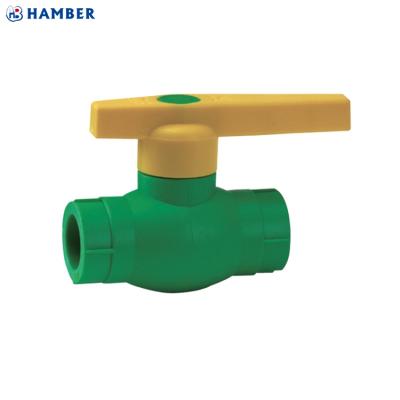 China Home Kitchen HB-V-024 PPR Plumbing Plastic Water Valves Plastic Ball Valve for sale