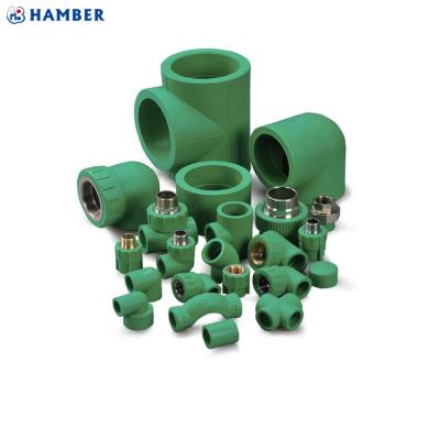 China UAE Dubai Middle East Libya PP-R ppr pipe fittings ppr tube fitting shower pipes and Saudi pipe fittings for sale