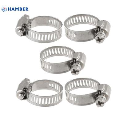 China HAMBER-350147 Hot and Cold Water Hose Clamp Home Depot Hose Clamps HS Code for sale