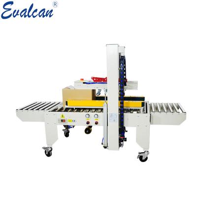 China Food Carton Corrugated Box Top Case Closing Machine for sale